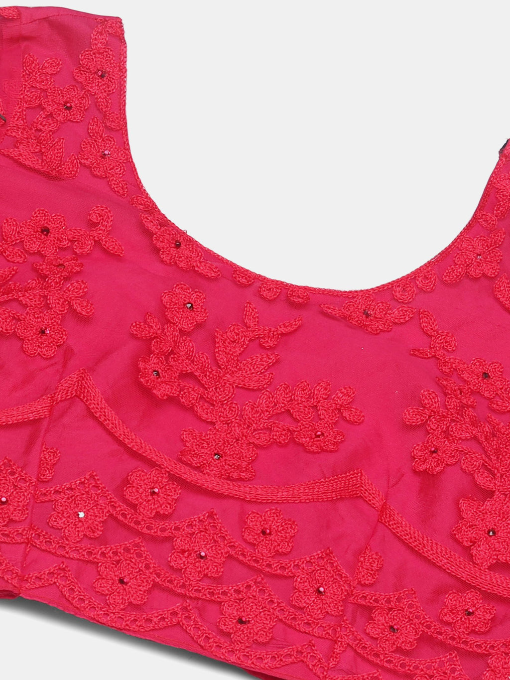 Elegant Pink Sequin Embroidered Festive & Party Wear Semi-Stitched Net Lehenga Choli with Designer Sleeve Work