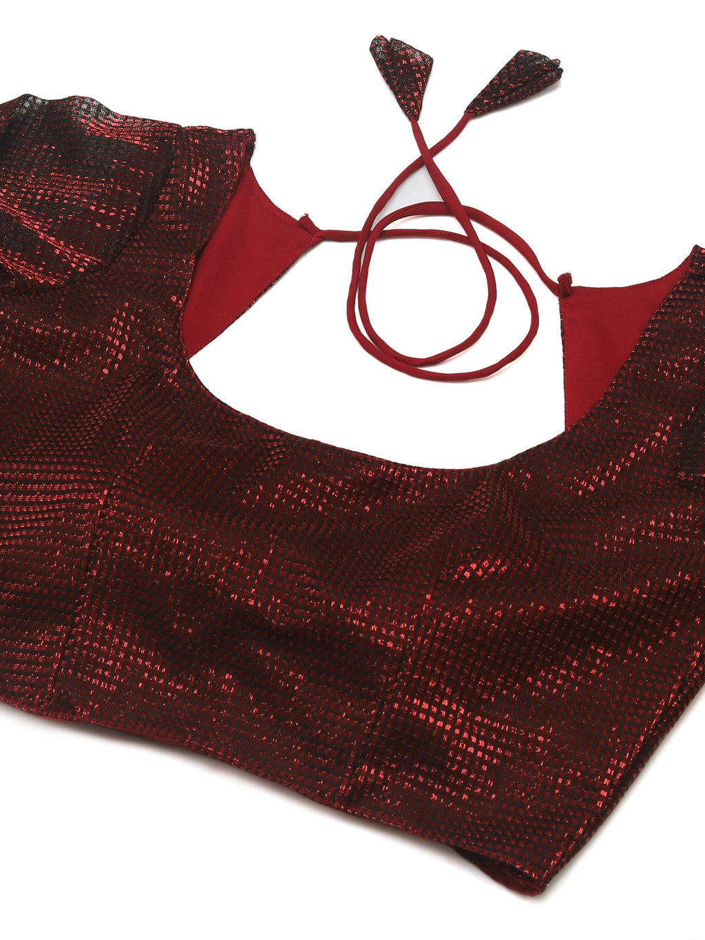 Elegant Maroon Party & Cocktail Wear Semi-Stitched Fancy Fabric Lehenga Choli with Embellished Work