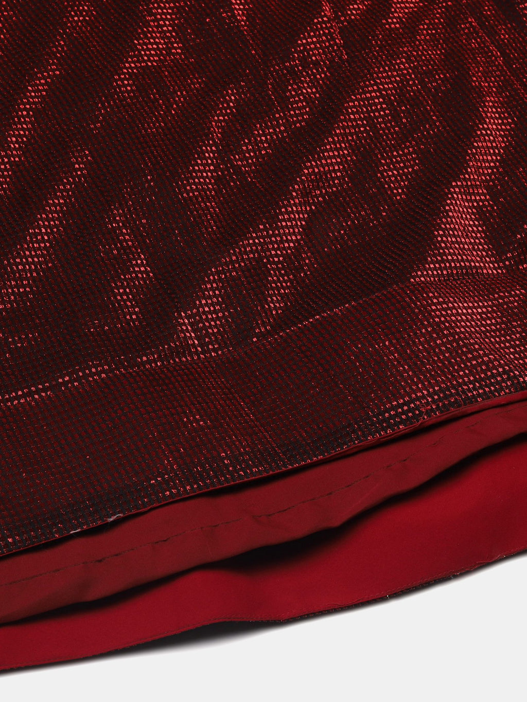 Elegant Maroon Party & Cocktail Wear Semi-Stitched Fancy Fabric Lehenga Choli with Embellished Work