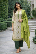 Green Woven/printed Pattern Kurti