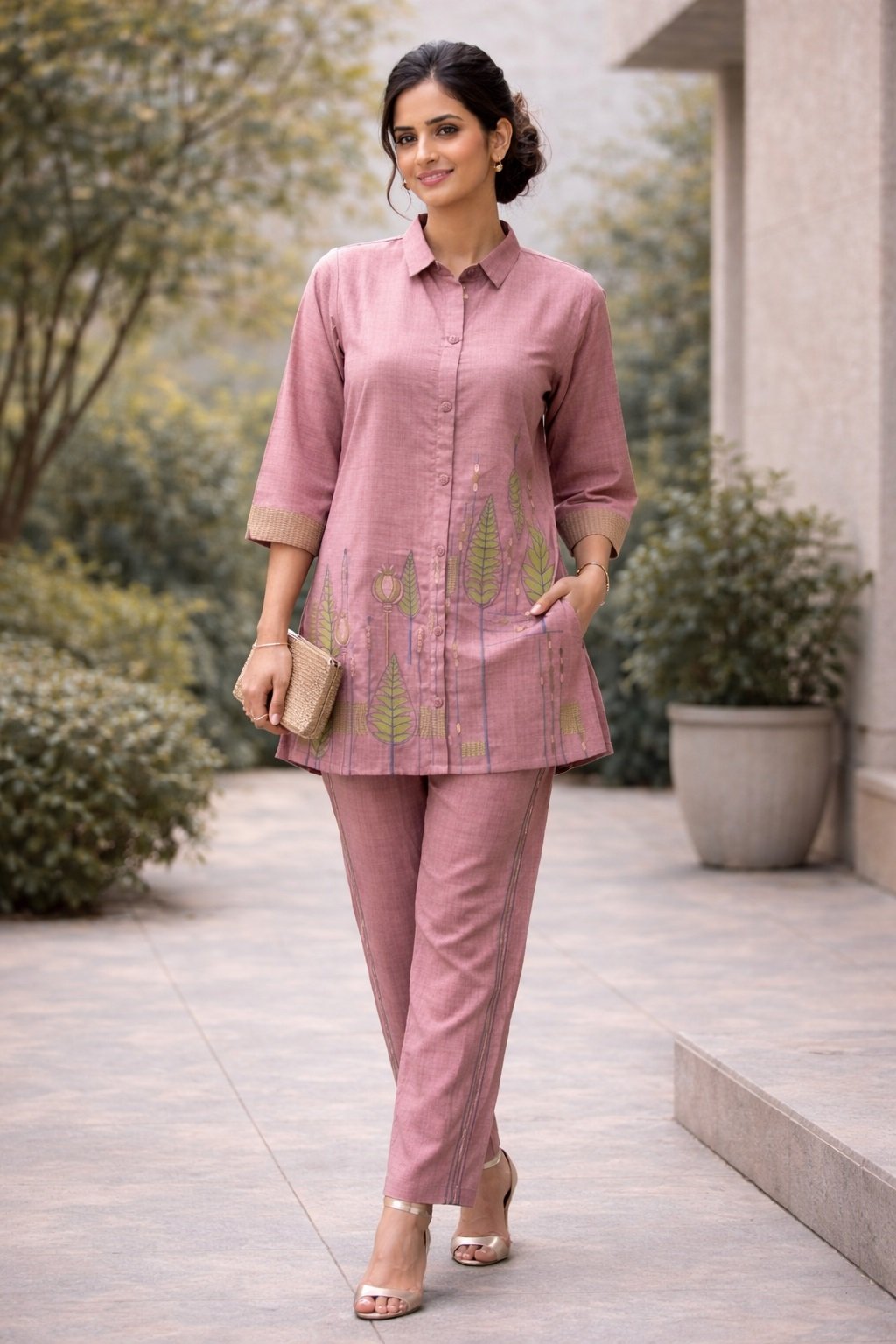 010 Pink Co-ord Set - Atsevam