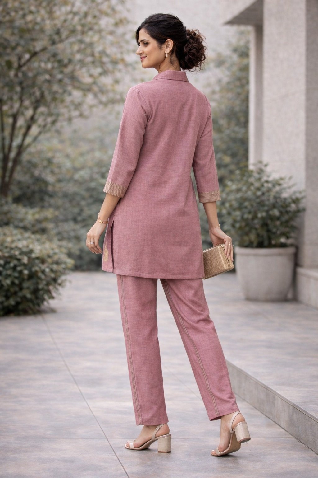 010 Pink Co-ord Set - Atsevam