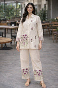 012 White Co-ord Set - Atsevam