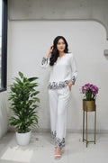 01 White Co-ord Set - Atsevam