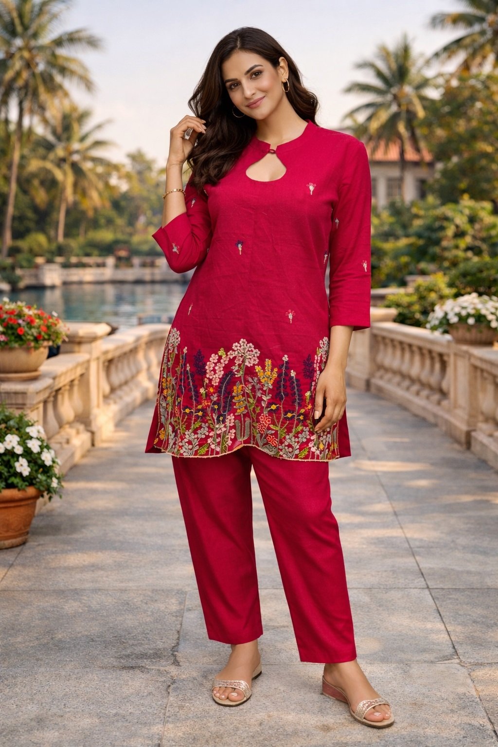 03 Pink Co-ord Set - Atsevam