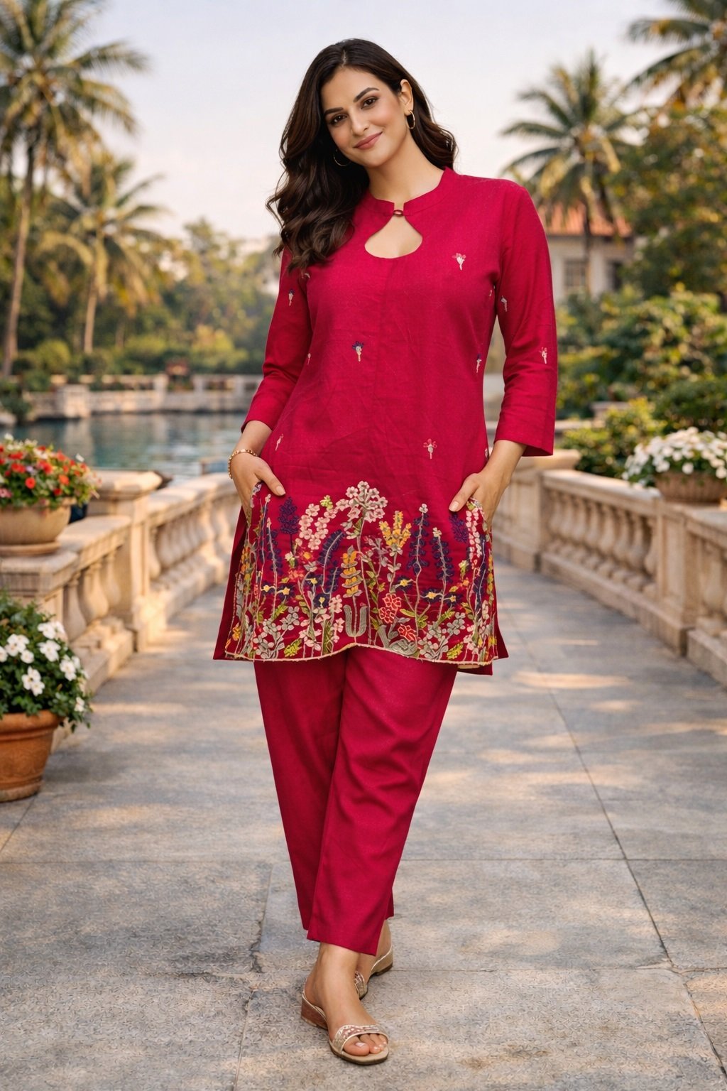03 Pink Co-ord Set - Atsevam