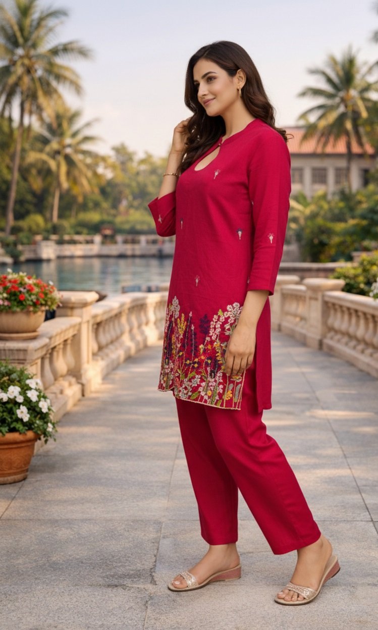 03 Pink Co-ord Set - Atsevam