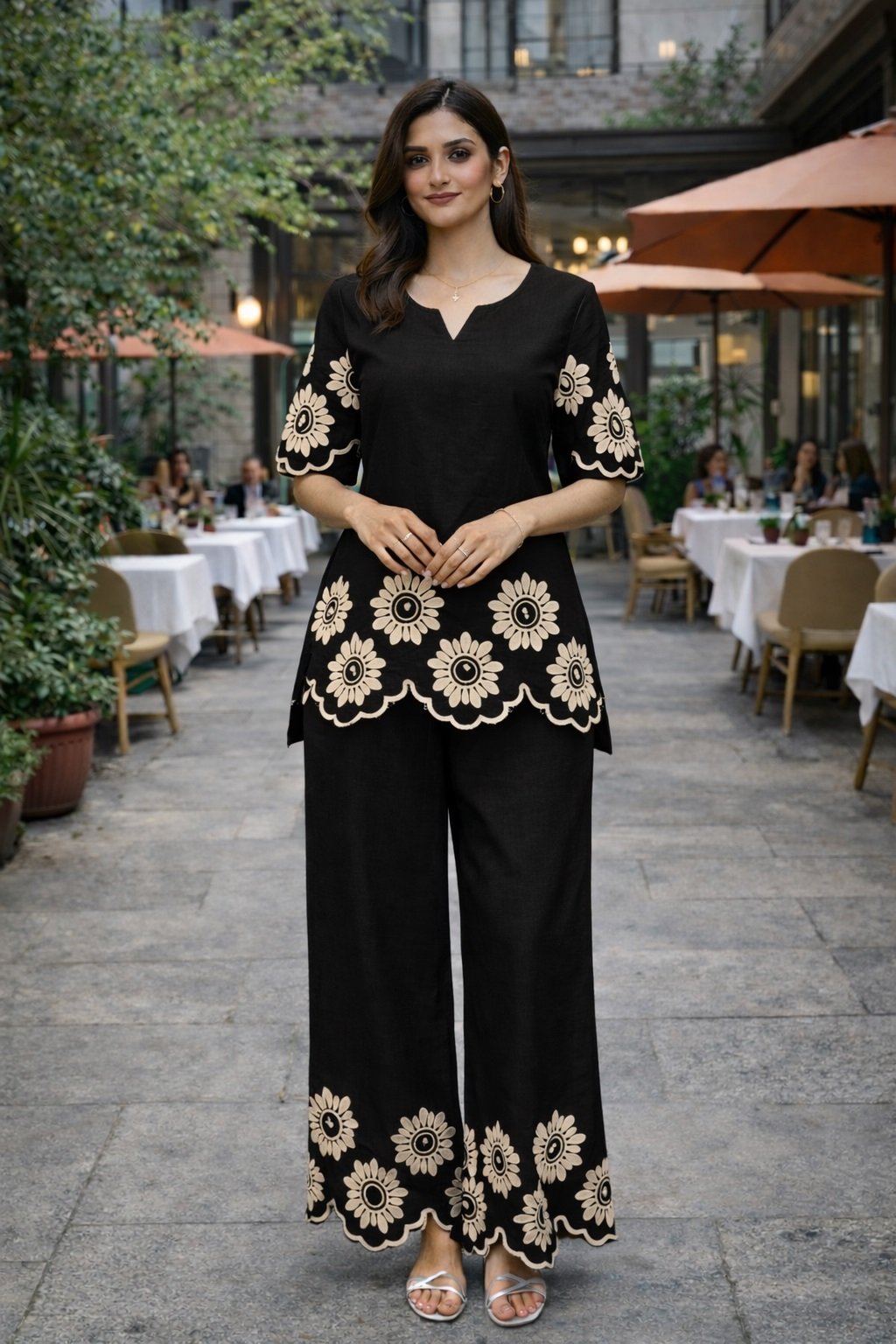04 Black Co-ord Set - Atsevam