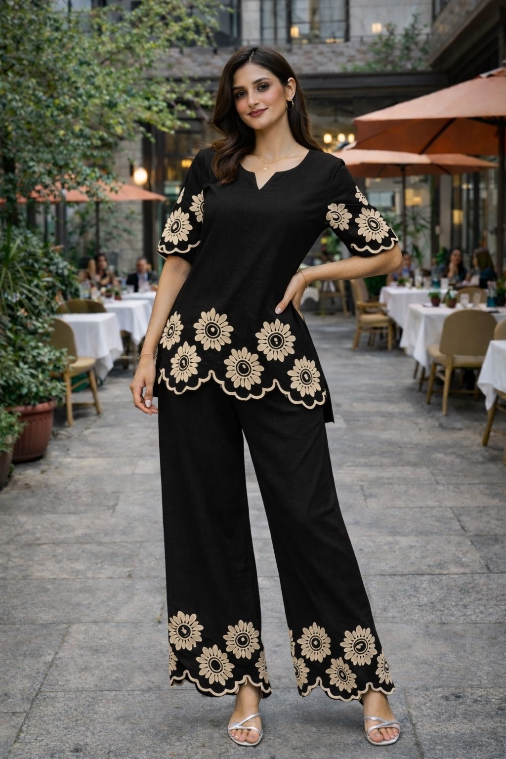 04 Black Co-ord Set - Atsevam
