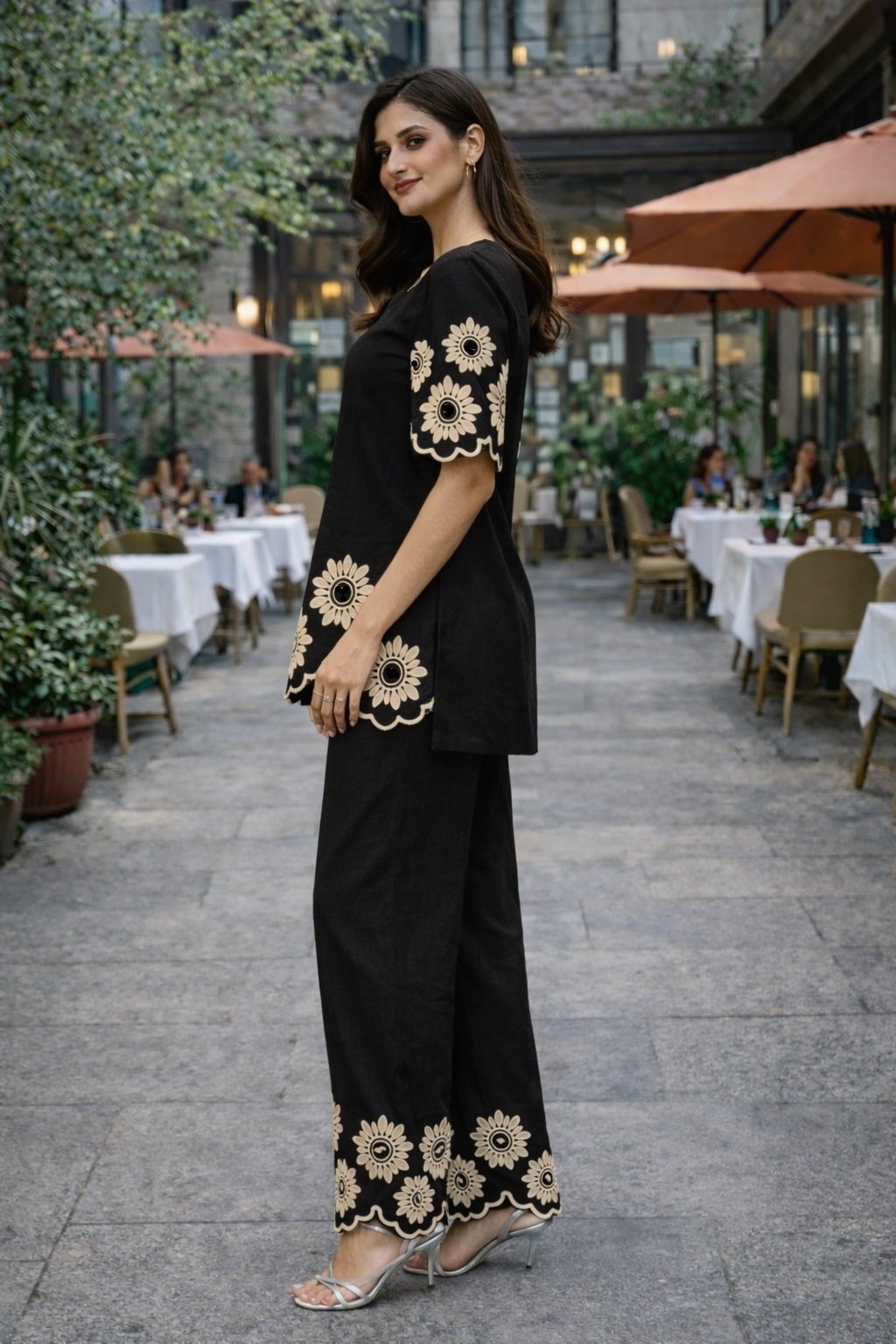 04 Black Co-ord Set - Atsevam