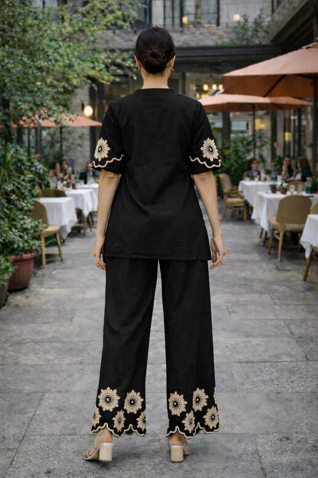 04 Black Co-ord Set - Atsevam