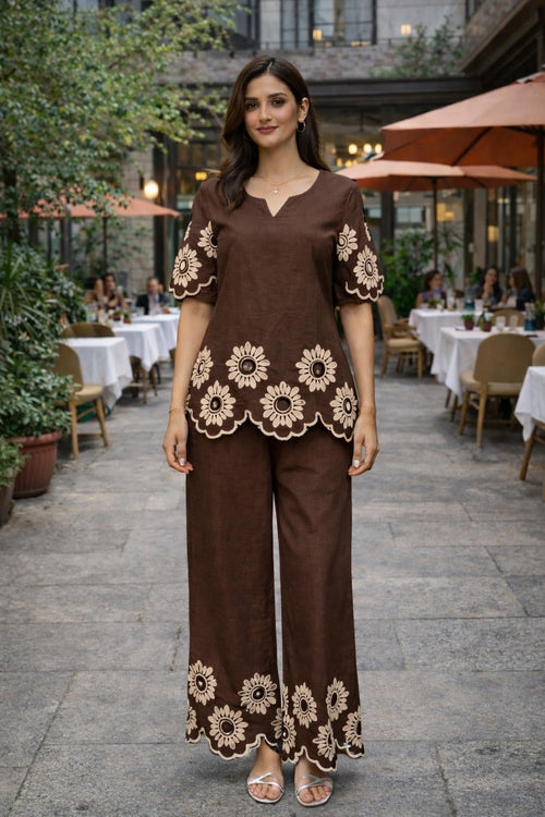 04 Brown Co-ord Set - Atsevam