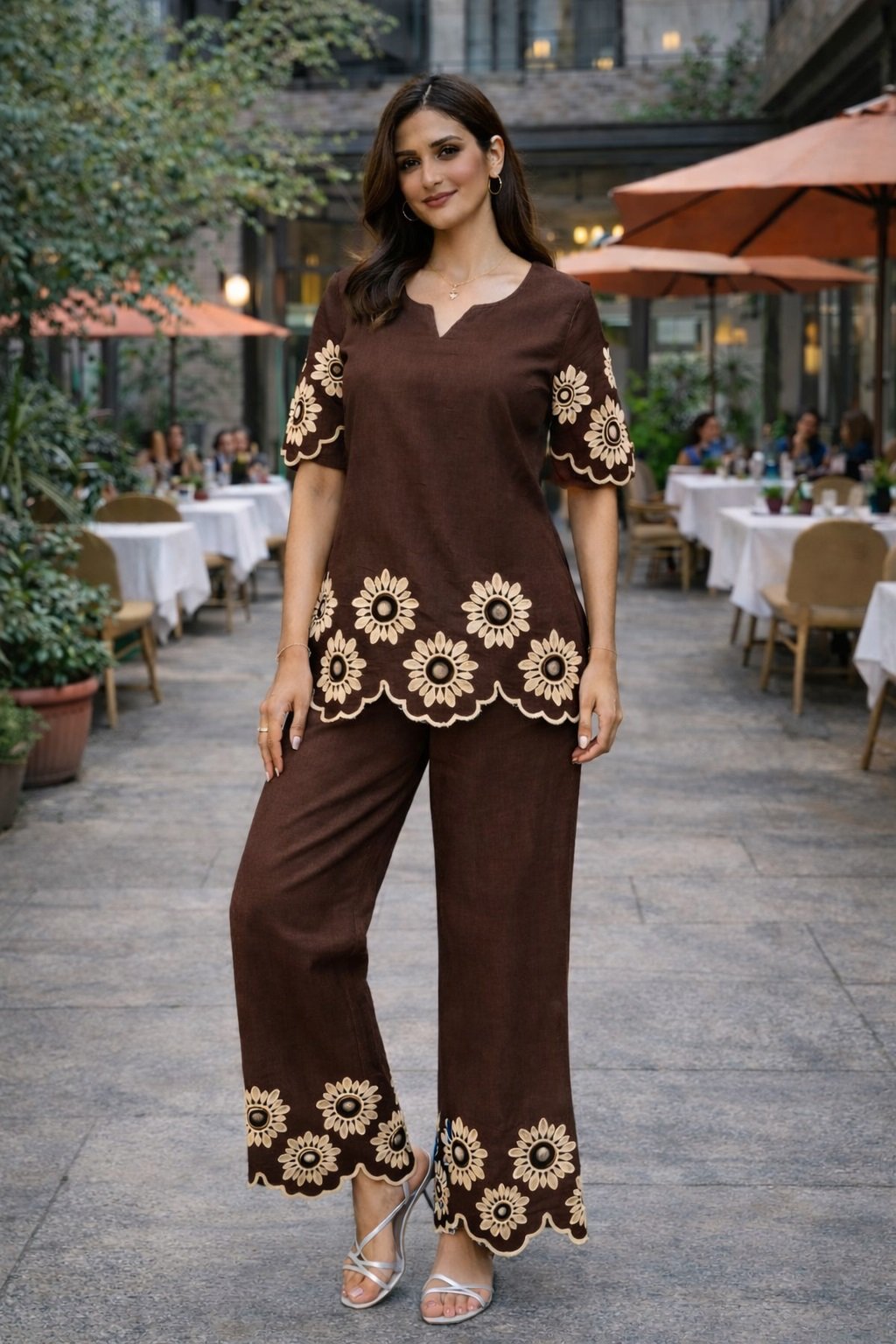 04 Brown Co-ord Set - Atsevam