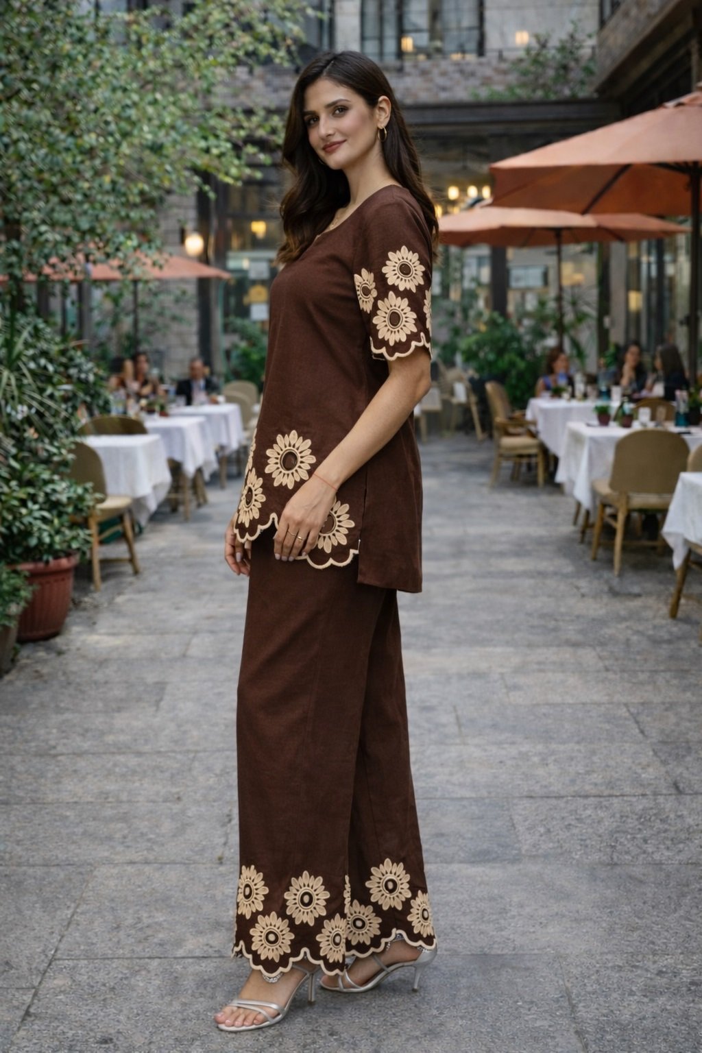 04 Brown Co-ord Set - Atsevam