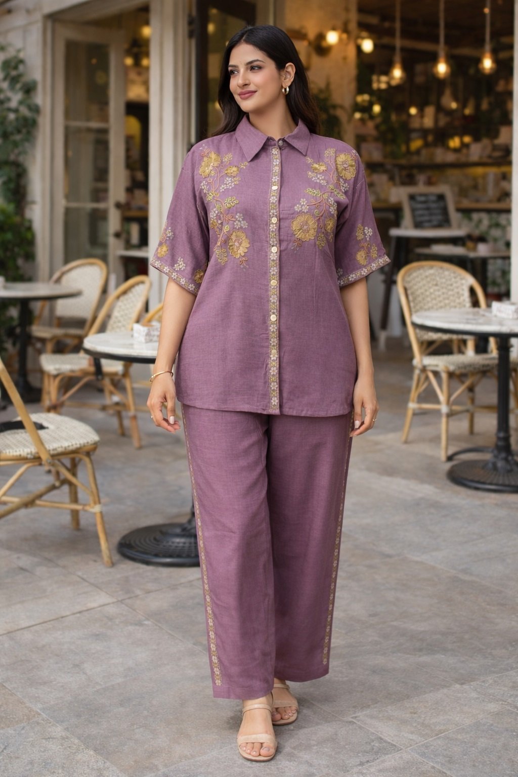 05 Lavender Co-ord Set - Atsevam