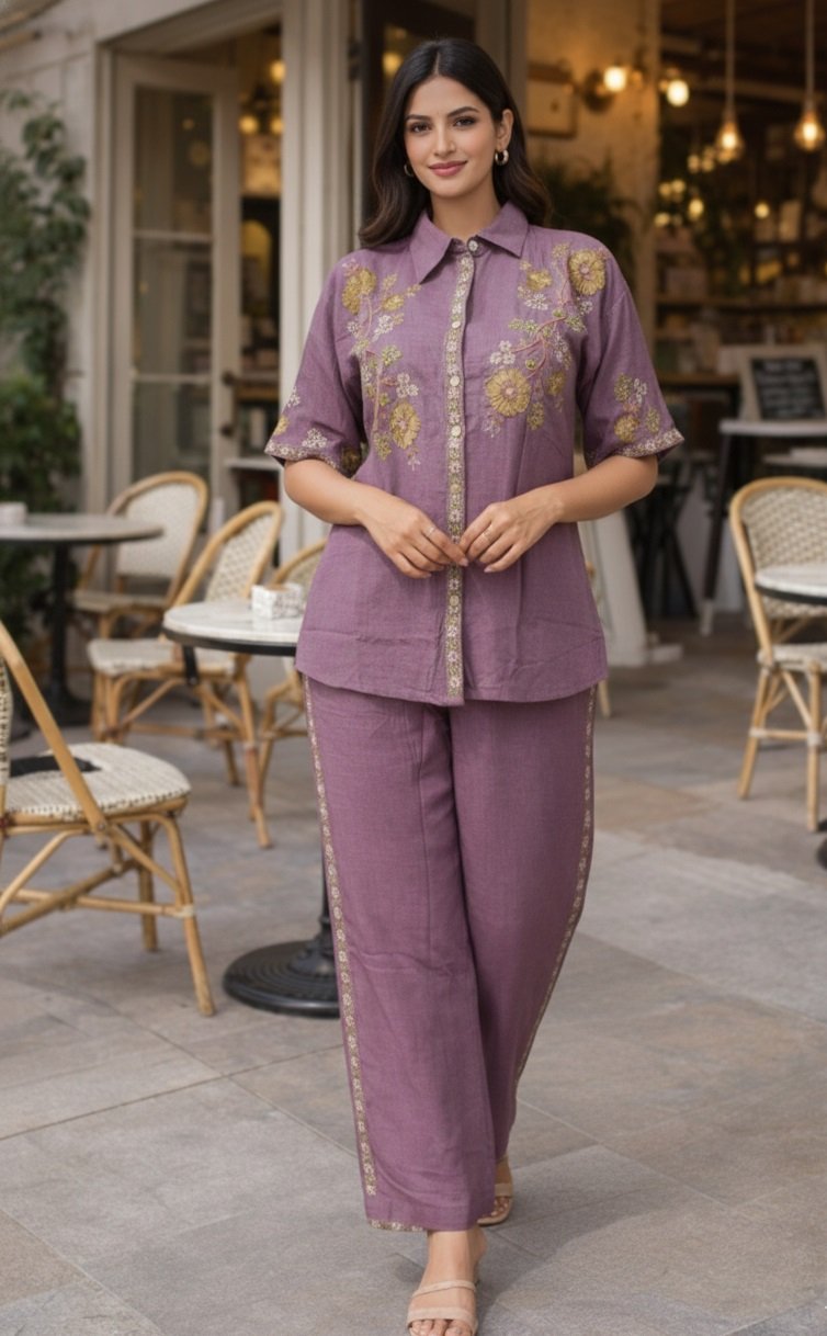 05 Lavender Co-ord Set - Atsevam
