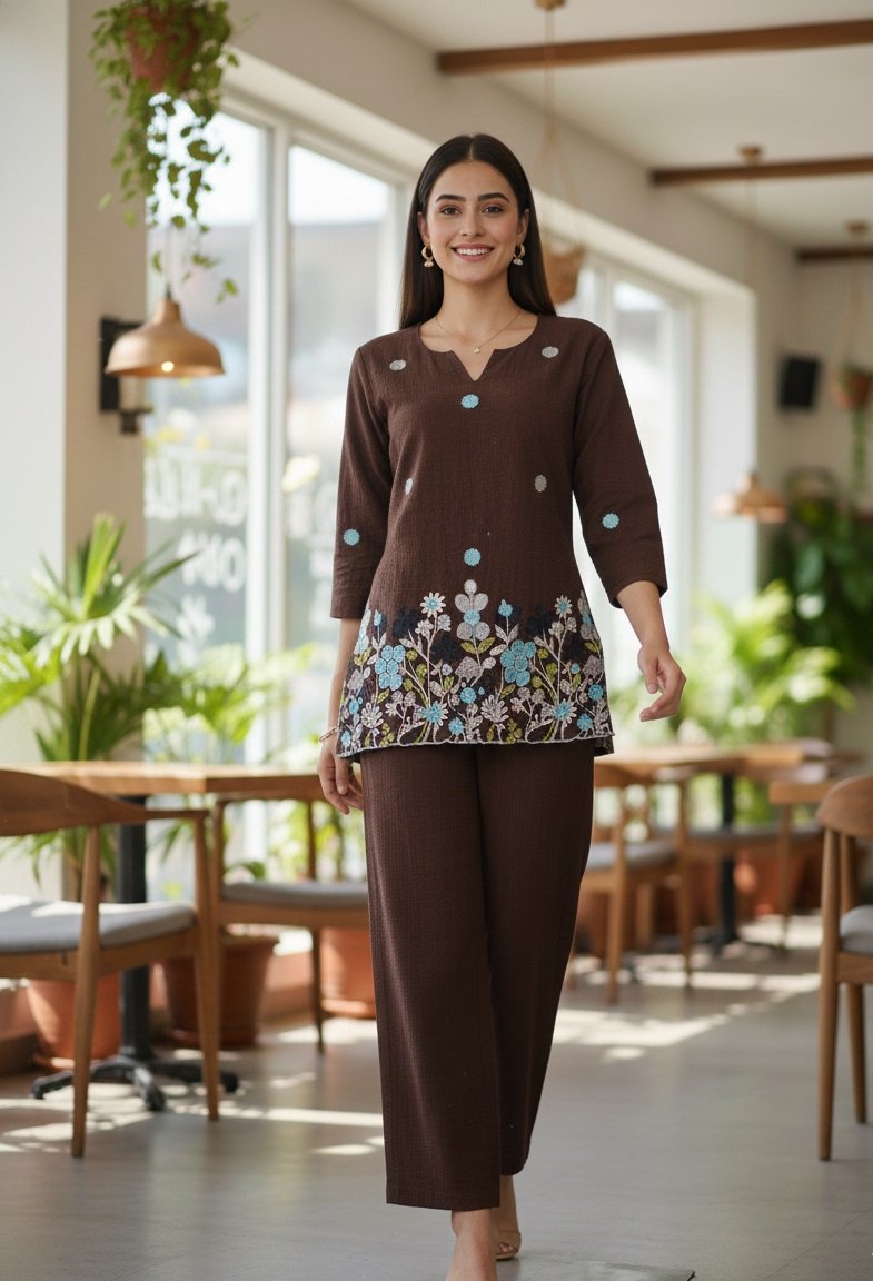 06 Brown Co-ord Set - Atsevam