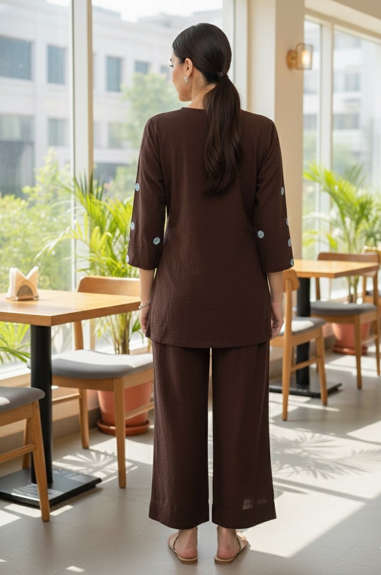 06 Brown Co-ord Set - Atsevam