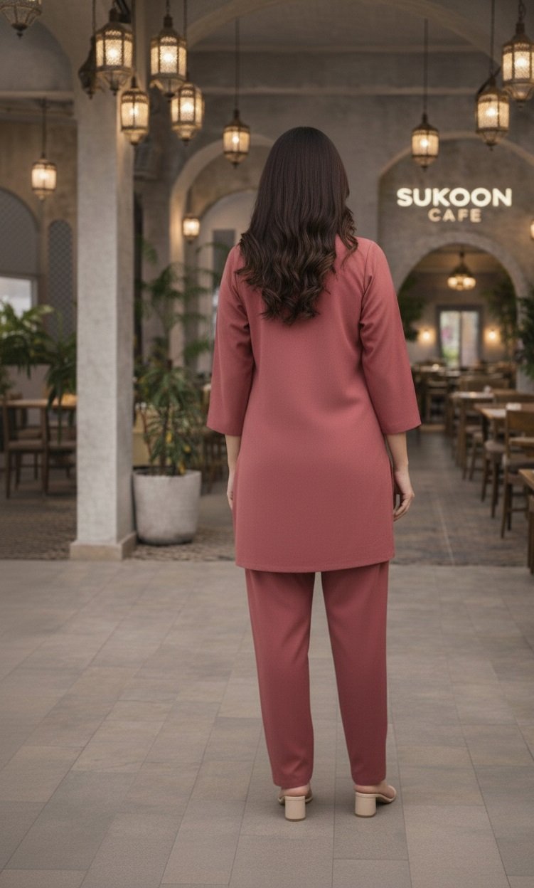 07 Peach Co-ord Set - Atsevam