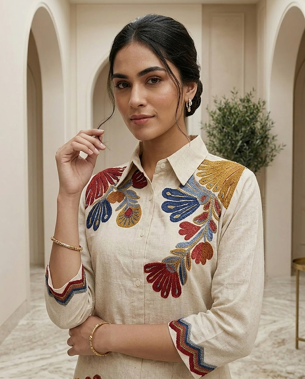26 Beige Co-ord Set - Atsevam