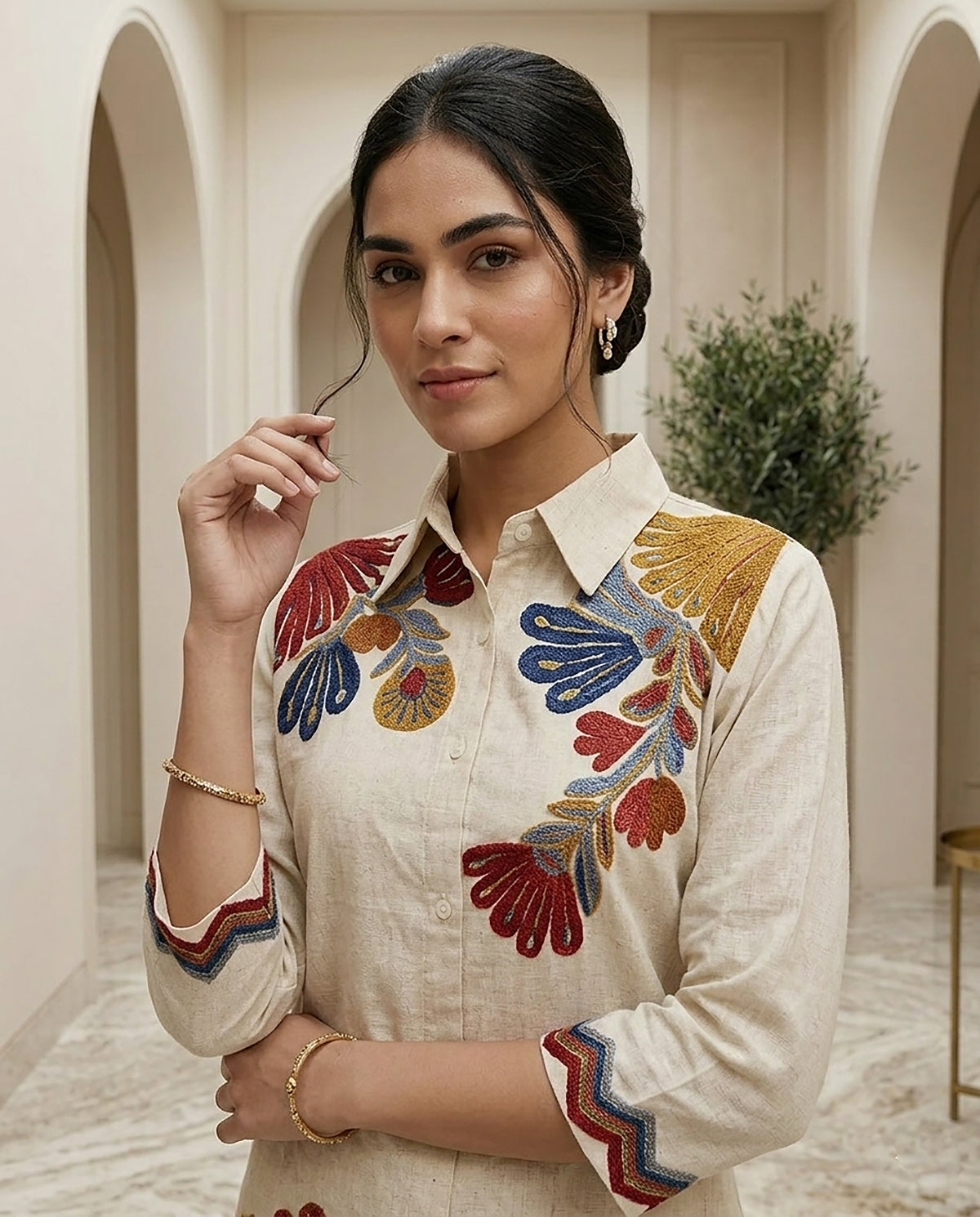 26 Beige Co-ord Set - Atsevam