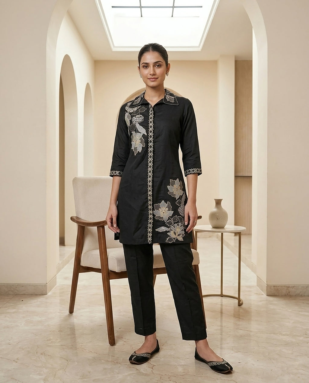 27 Black Co-ord Set - Atsevam