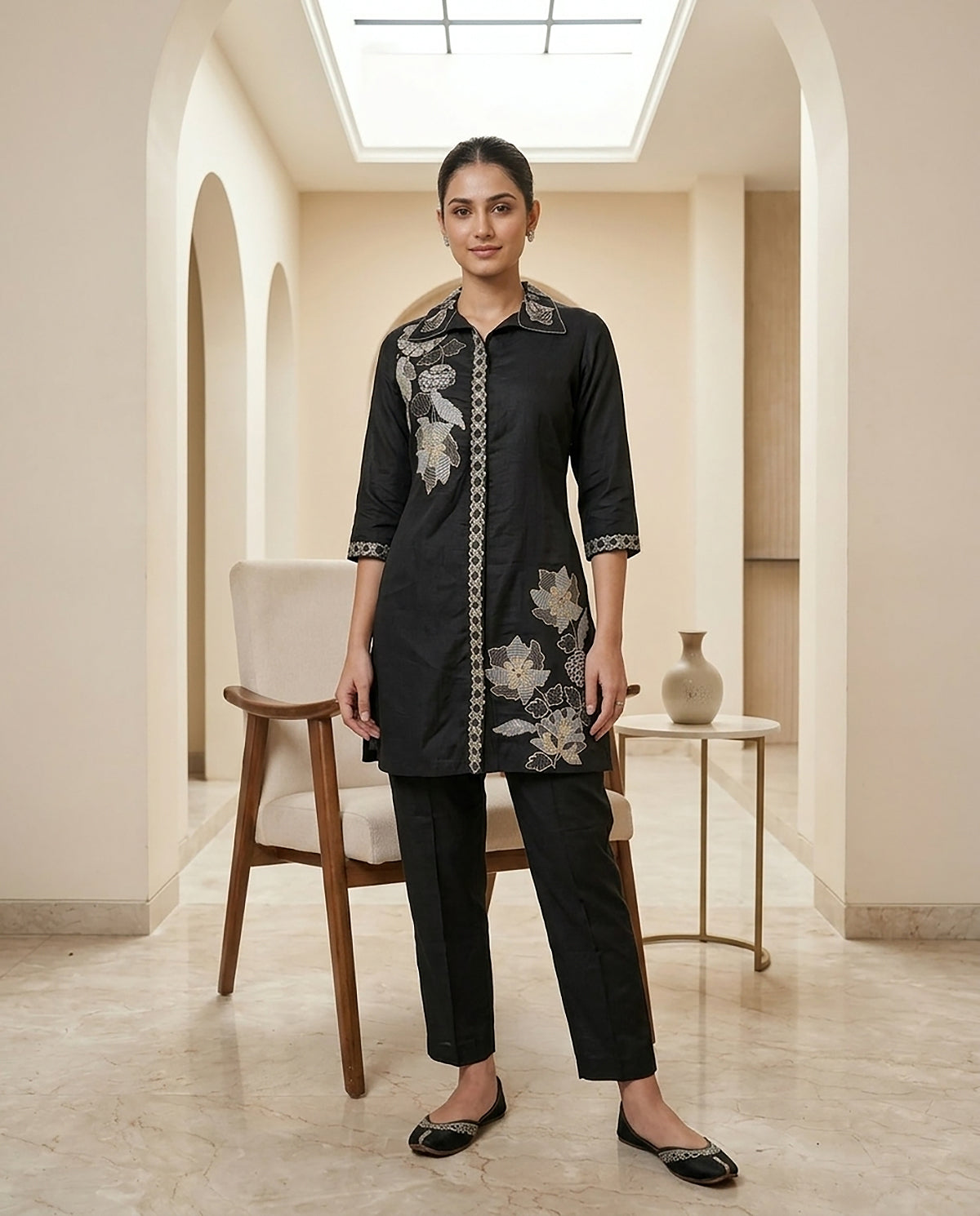 27 Black Co-ord Set - Atsevam