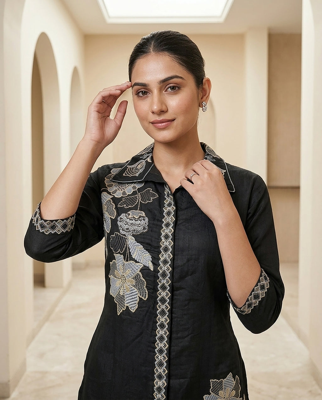 27 Black Co-ord Set - Atsevam