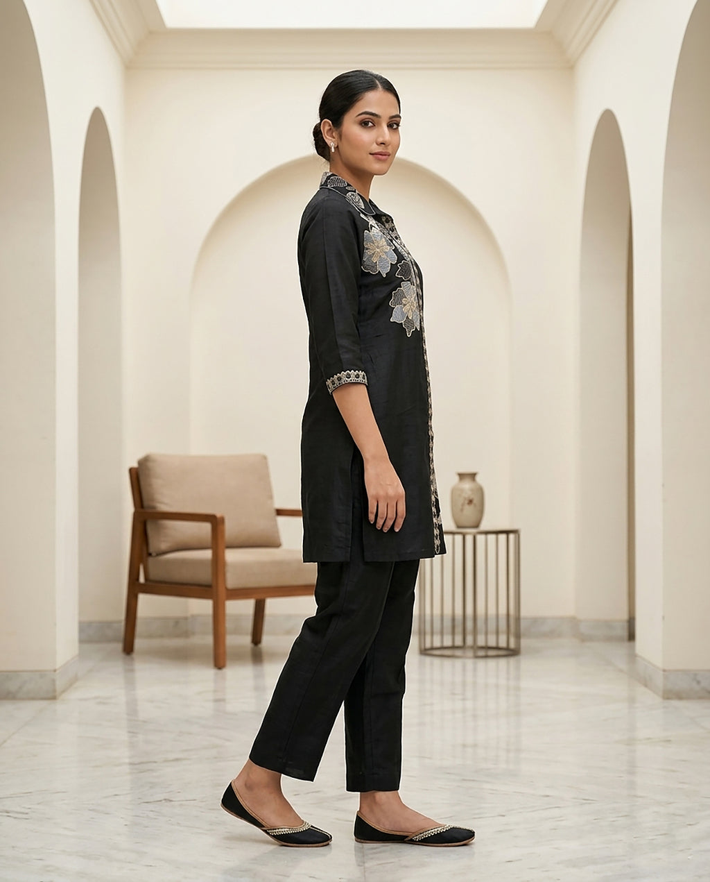27 Black Co-ord Set - Atsevam