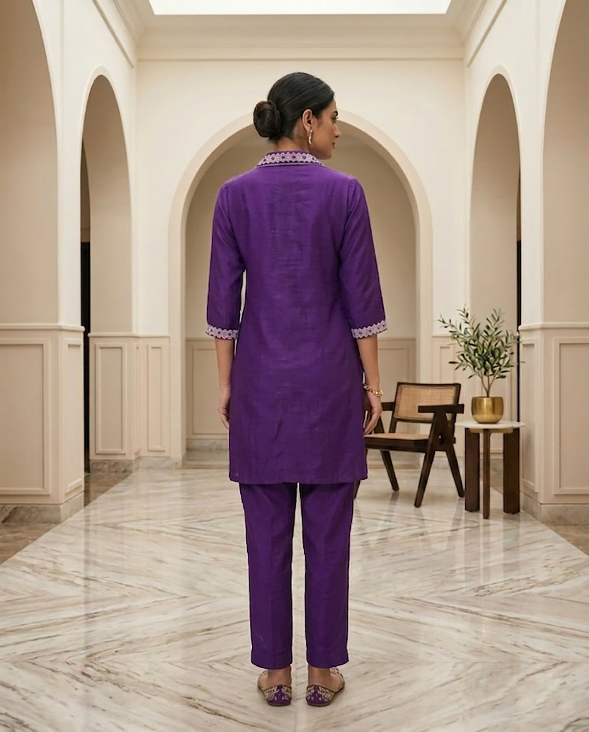 27 Purple Co-ord Set - Atsevam