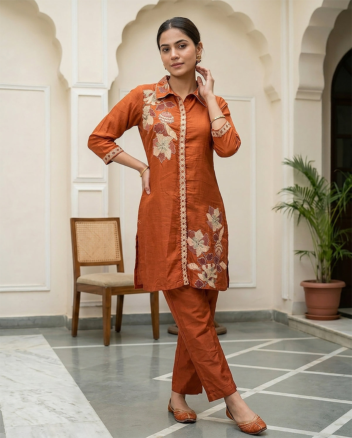 27 Rust Co-ord Set - Atsevam