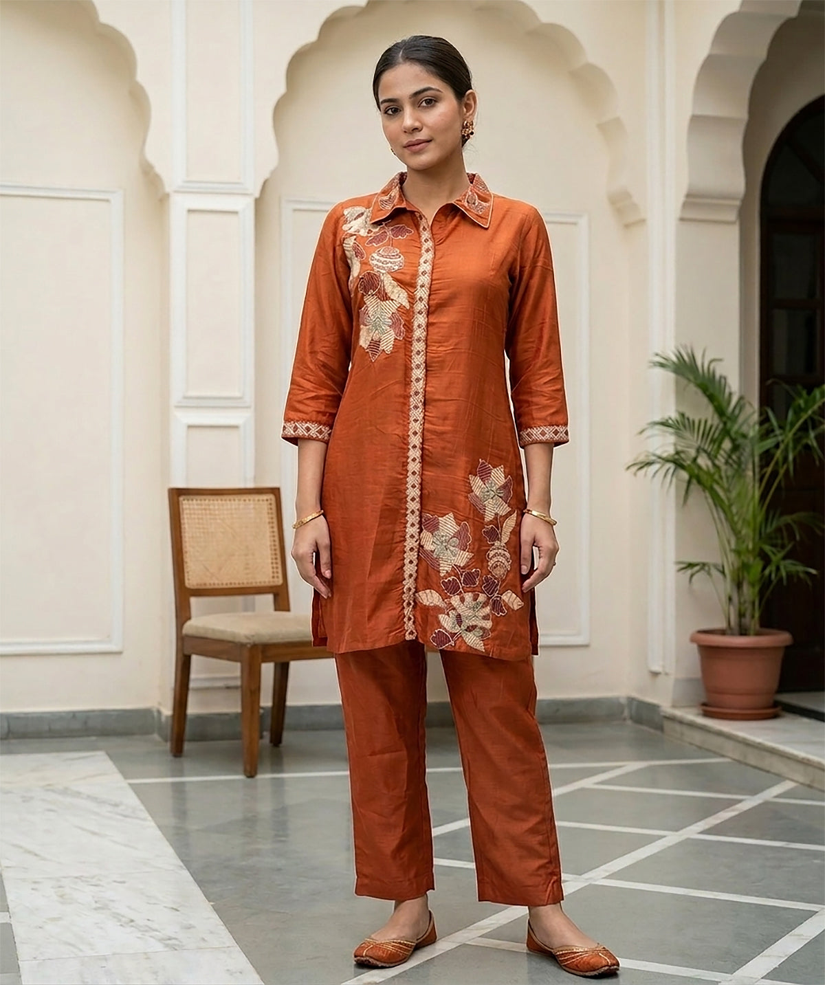 27 Rust Co-ord Set - Atsevam
