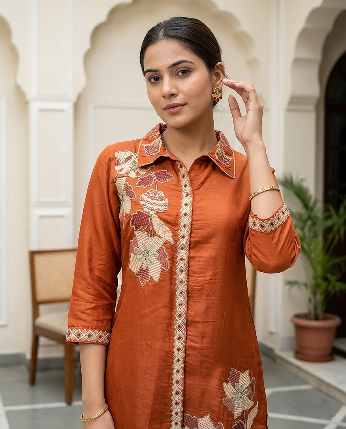 27 Rust Co-ord Set - Atsevam