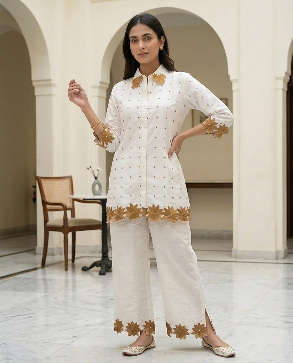 32 Mustard Co-ord Set - Atsevam