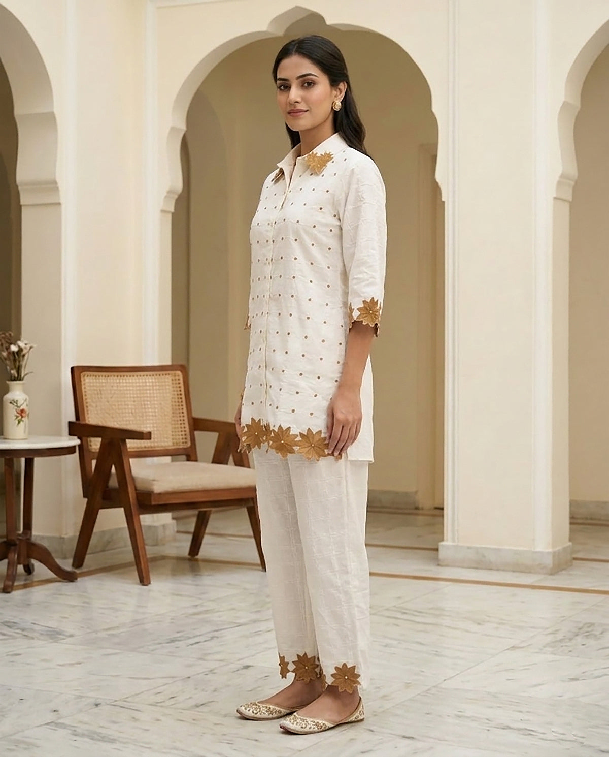 32 Mustard Co-ord Set - Atsevam
