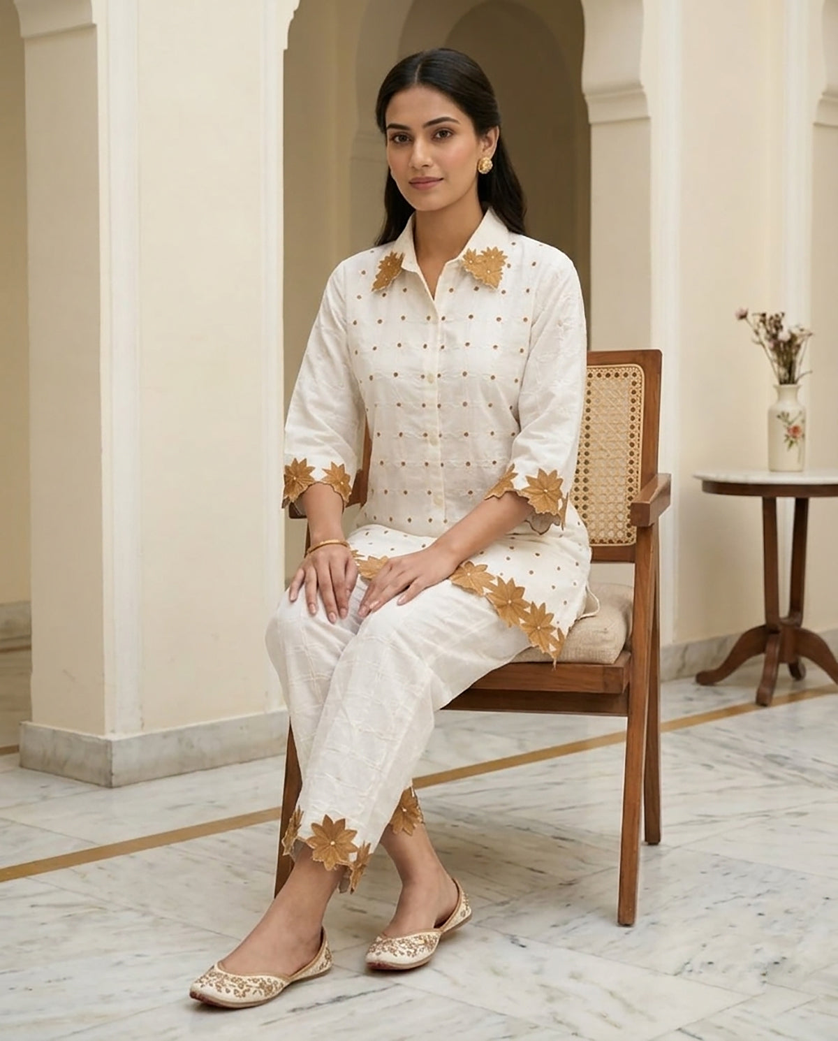 32 Mustard Co-ord Set - Atsevam