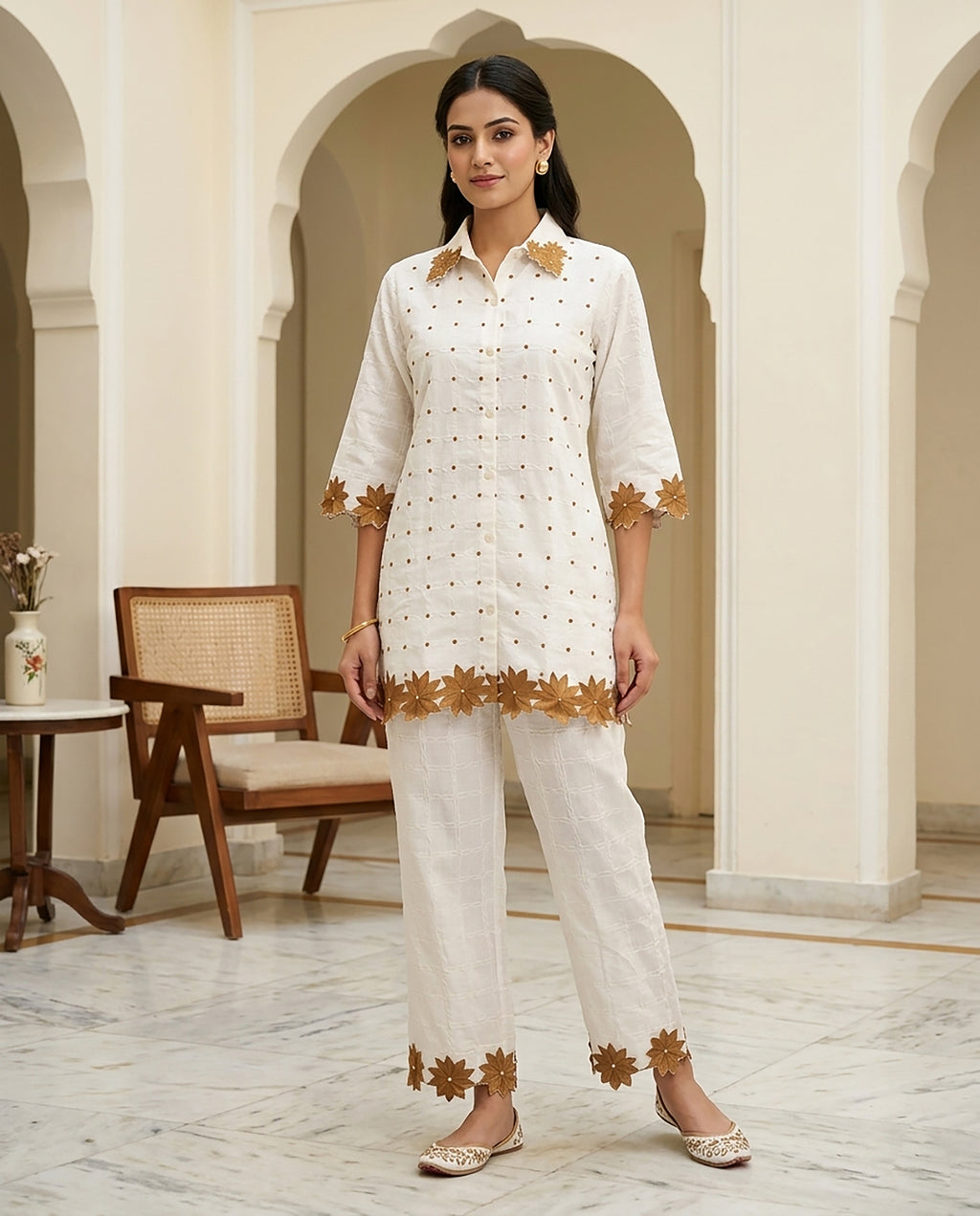 32 Mustard Co-ord Set - Atsevam