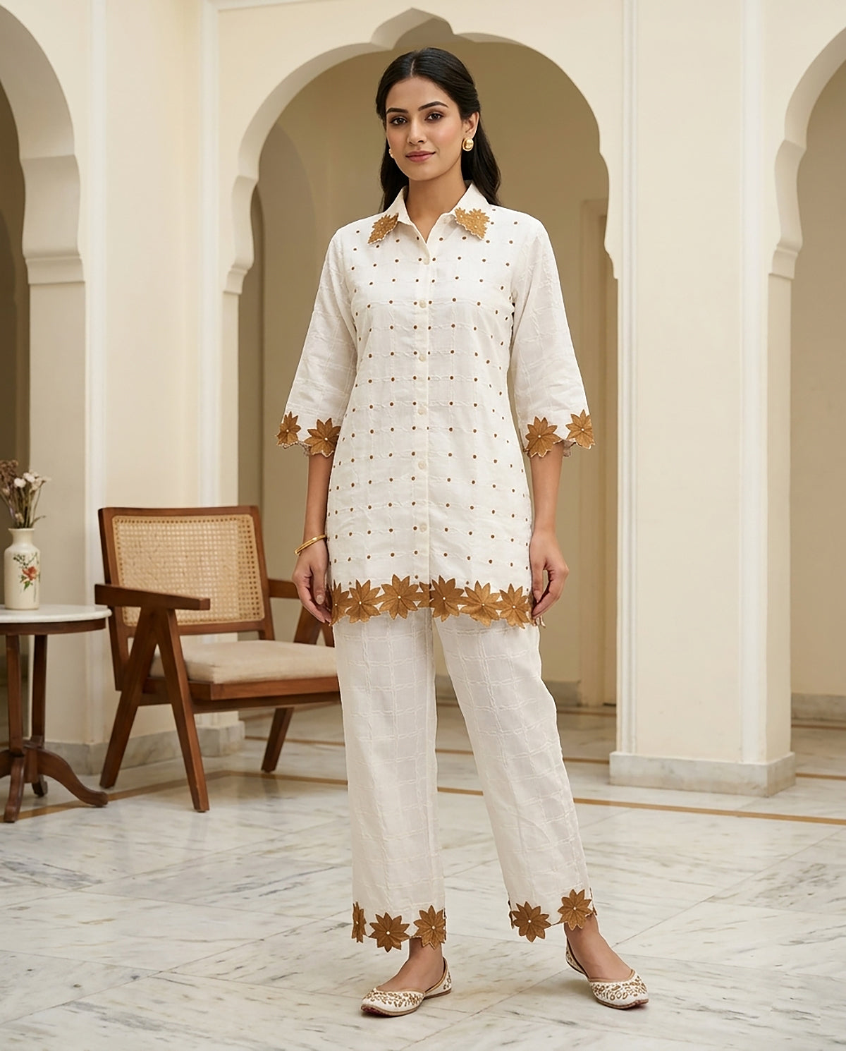 32 Mustard Co-ord Set - Atsevam
