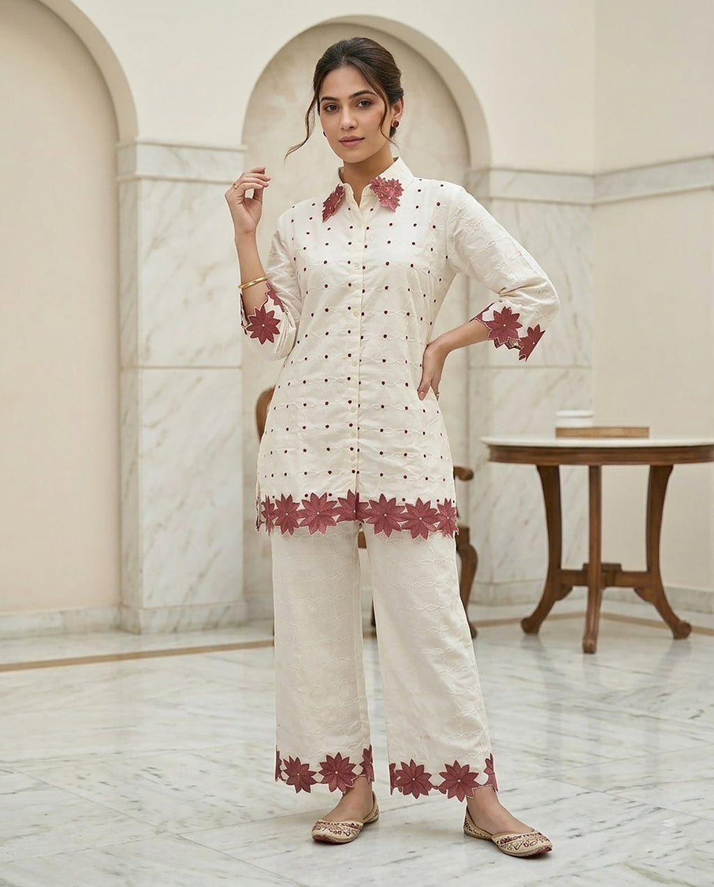 32 Pink Co-ord Set - Atsevam