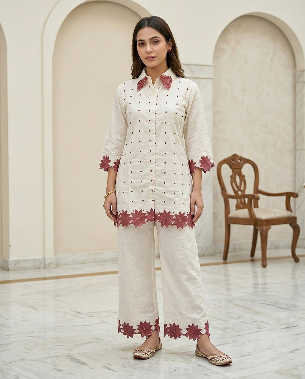 32 Pink Co-ord Set - Atsevam