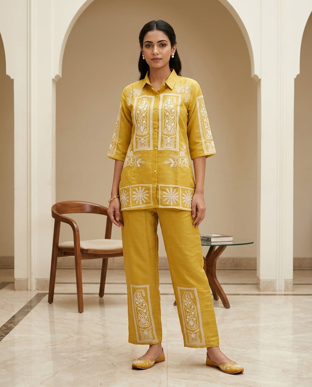 35 Yellow Co-ord Set - Atsevam