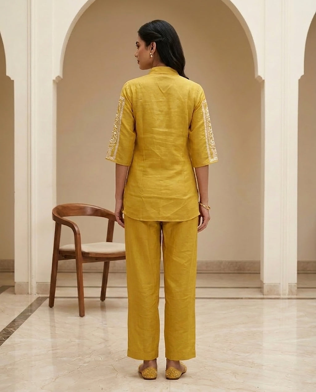 35 Yellow Co-ord Set - Atsevam