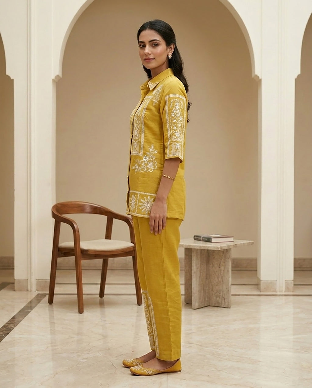 35 Yellow Co-ord Set - Atsevam