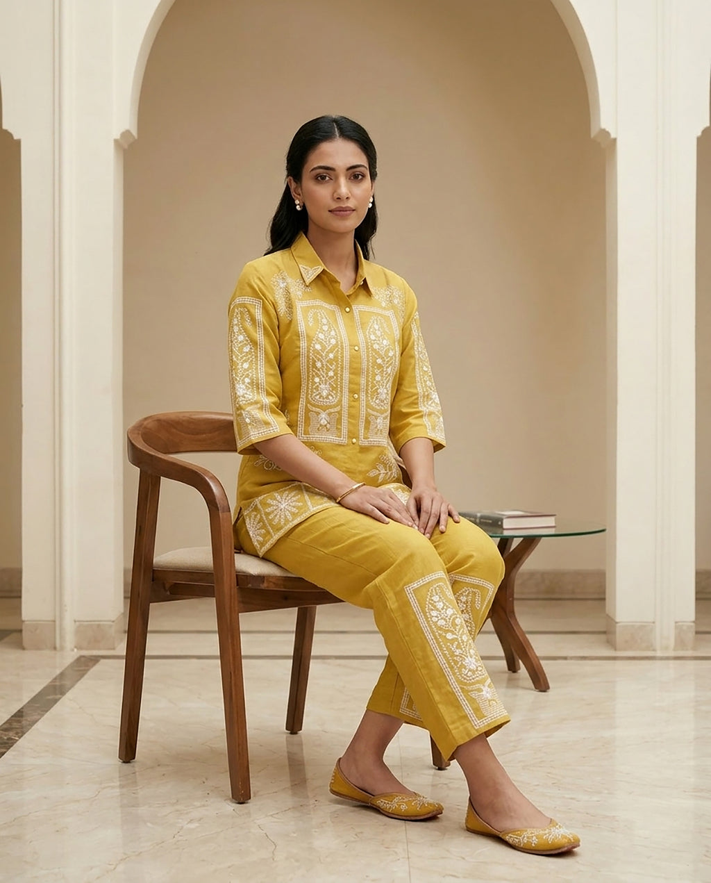 35 Yellow Co-ord Set - Atsevam