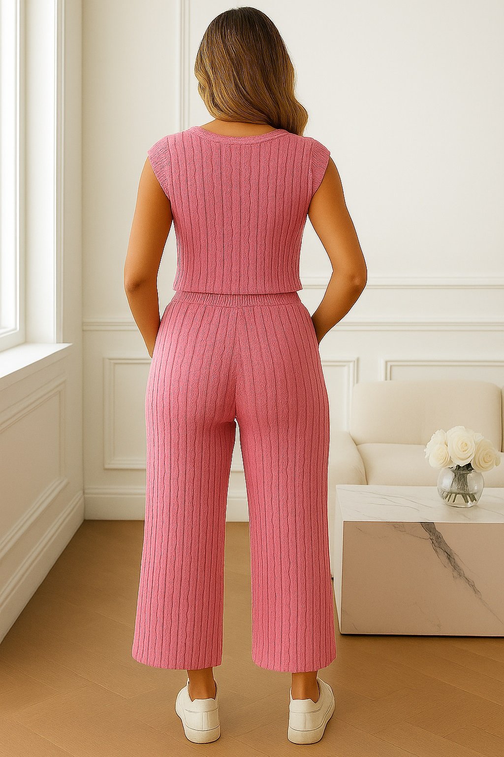 Lightpink Co-ord Set - Atsevam